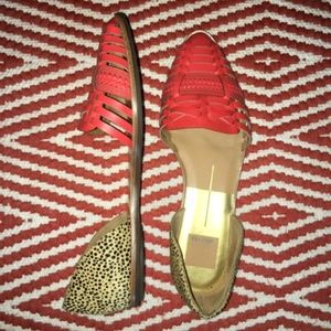 DOLCE VITA LUCILLA D'ORSAY ORANGE ANIMAL PRINT